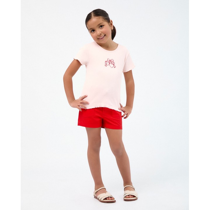 Polo Niña Arita Rosado Agua