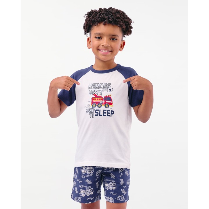 Pijama Set 2 Piezas Niño Owen Azul