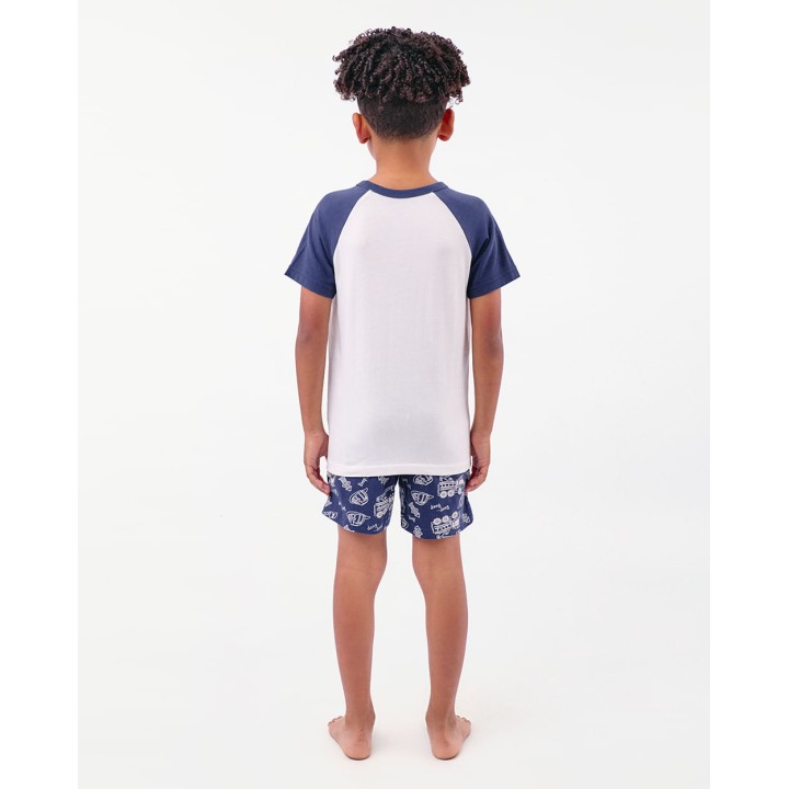 Pijama Set 2 Piezas Niño Owen Azul