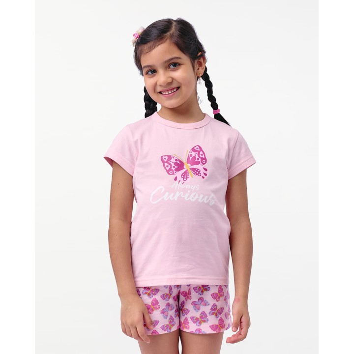Pijama Set 2 Piezas Niña Juliet Rosado