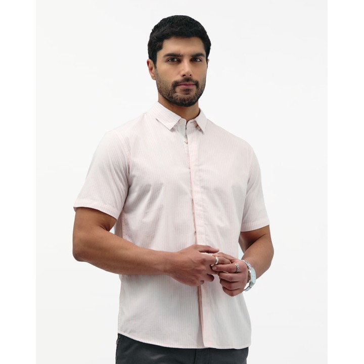 Camisa Hombre Jerry Rosa Silver