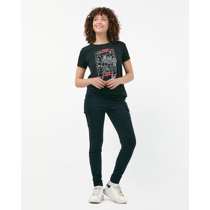 Polo Mujer Harumi Negro