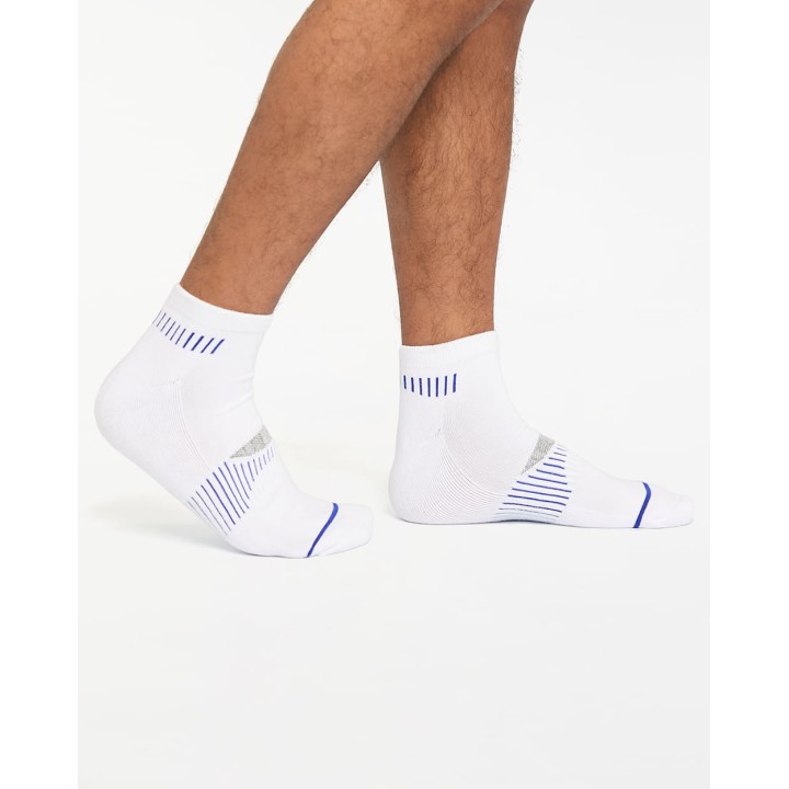 Calcetines Pack x 3 Hombre Franco Blanco/Niquel Poly/Negro