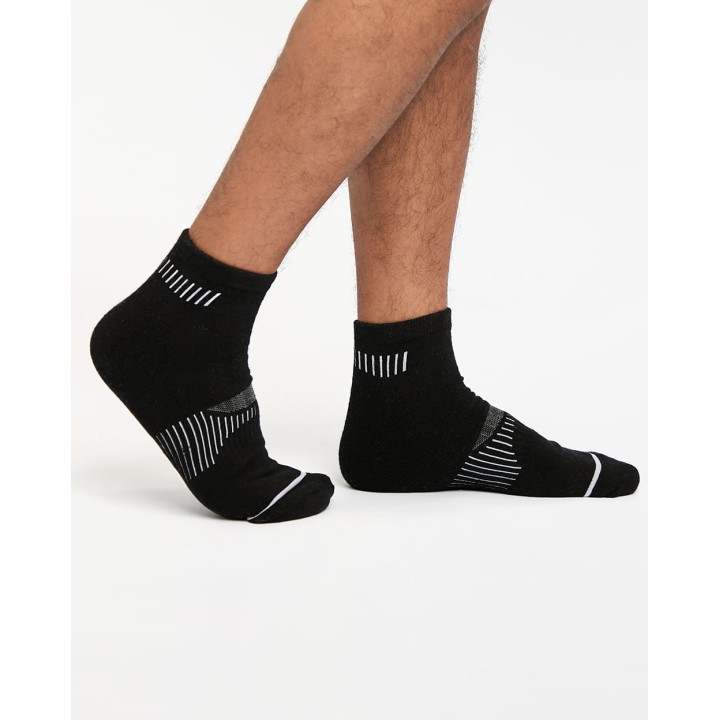 Calcetines Pack x 3 Hombre Franco Blanco/Niquel Poly/Negro