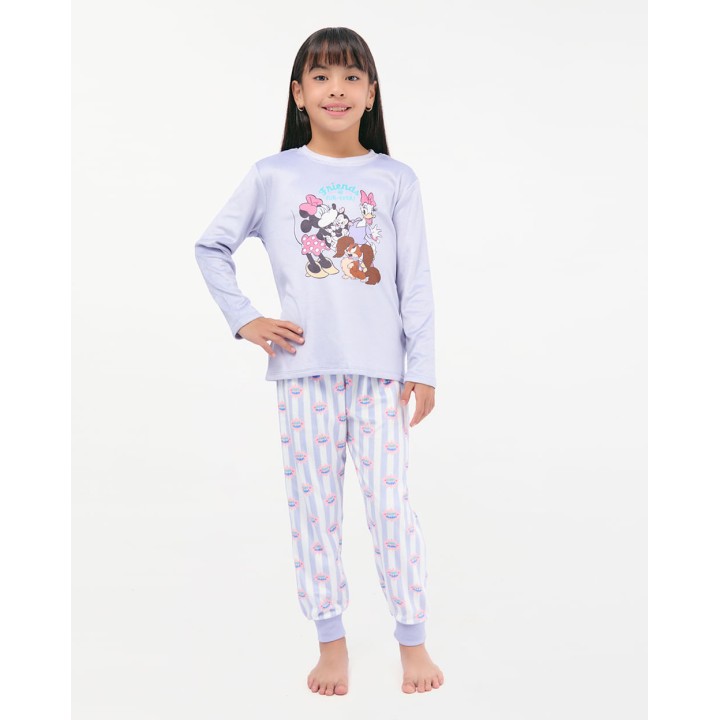 Pijama Set 2 Piezas Niña Almudena Lila Ice/Coco