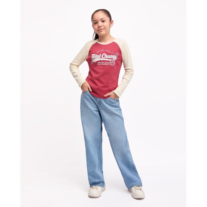 Jean Jovencita Rosita Light Wash
