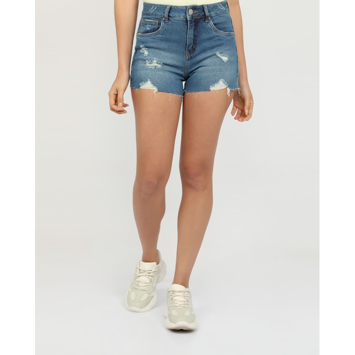 Short Jean Mujer Florinda Azul Medio