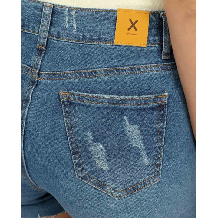 Short Jean Mujer Florinda Azul Medio