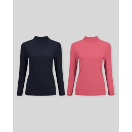 Pack de 2 cafarenas azul dutty / coral sandia
