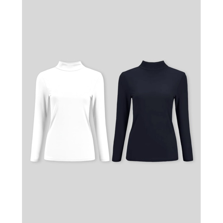 Pack de 2 cafarenas blanco óptico / azul dutty