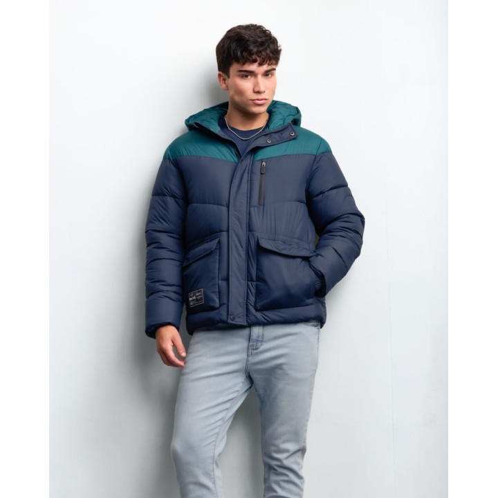 Casaca Hombre Zuno Azul Pacífico