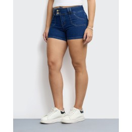 Short Mujer Damaris Dark Wash