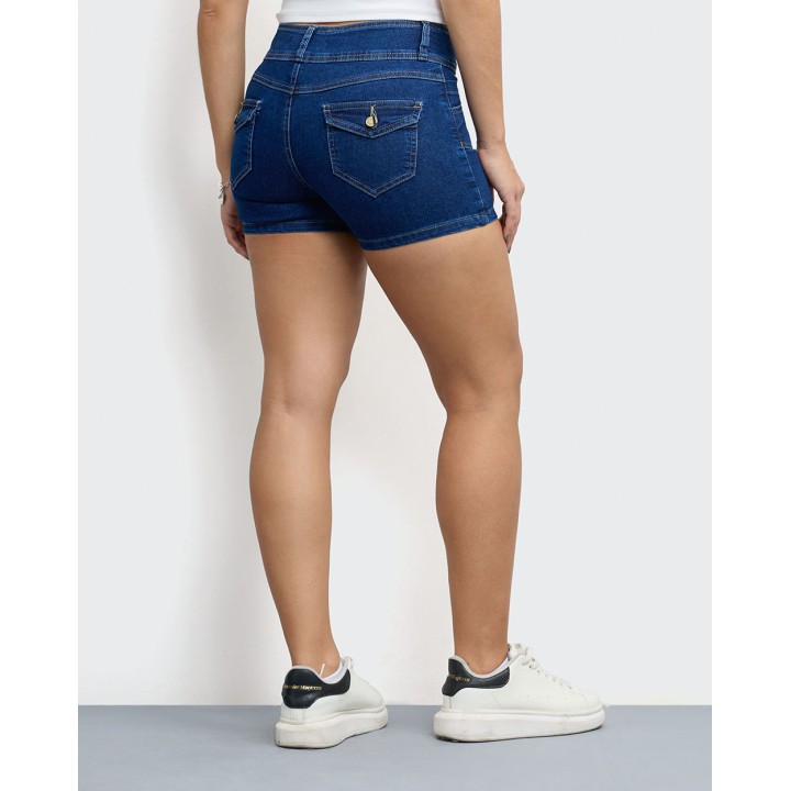 Short Mujer Damaris Dark Wash