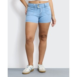 Short Mujer Damaris Light Wash