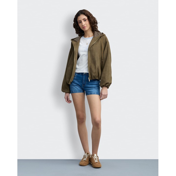 Short Denim Mujer Shirley Medium Wash
