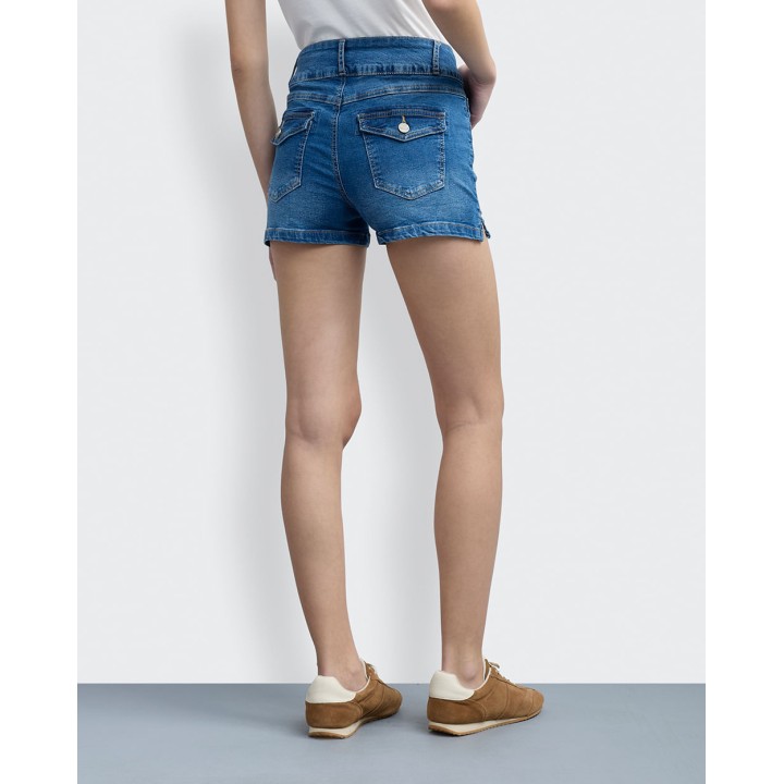 Short Denim Mujer Shirley Medium Wash