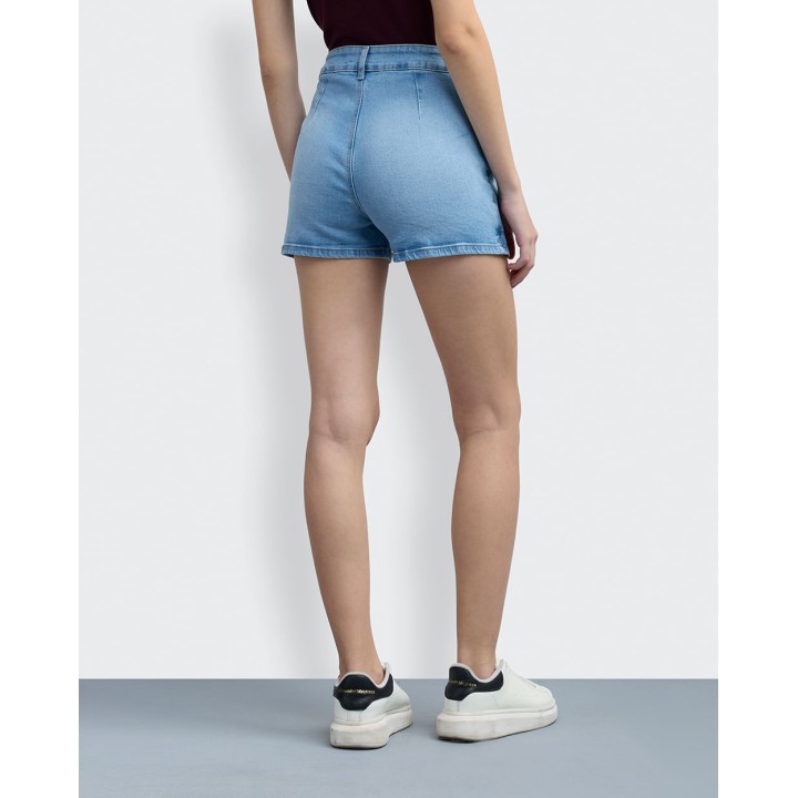 Falda Short Mujer Monik Light Wash