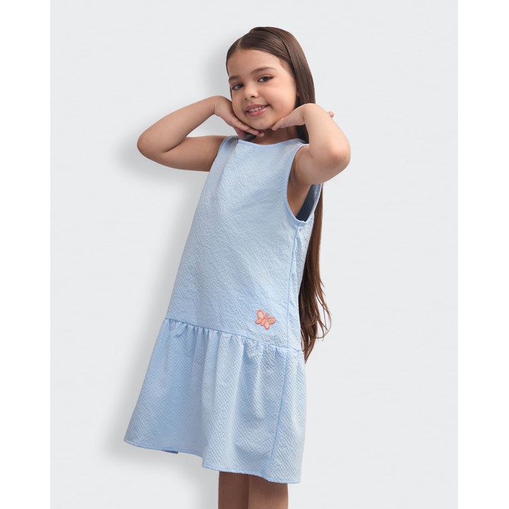 Vestido Niña Viviana Celeste