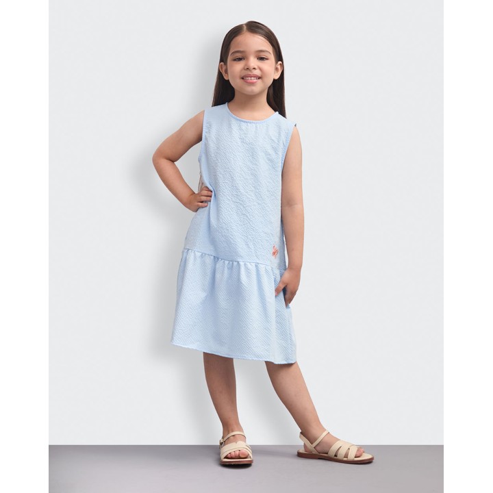 Vestido Niña Viviana Celeste