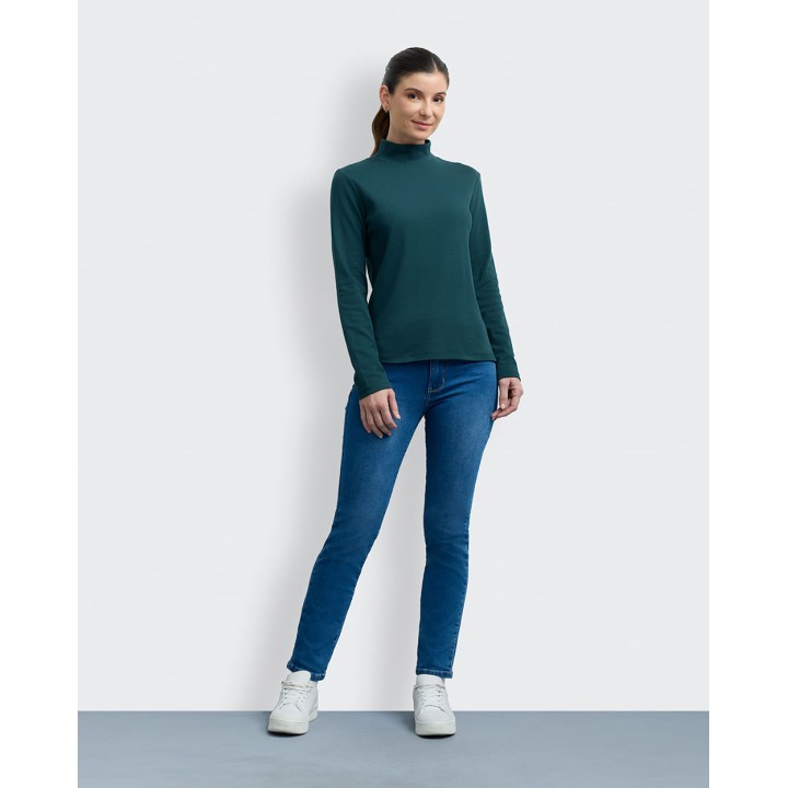 Polo Mujer Isabela Verde Botella