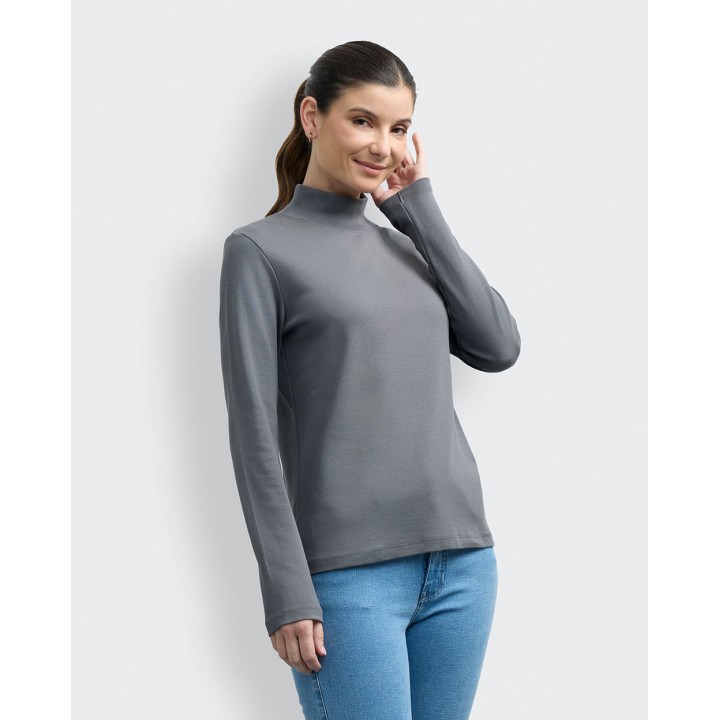Polo Mujer Isabela Plomo Pewter