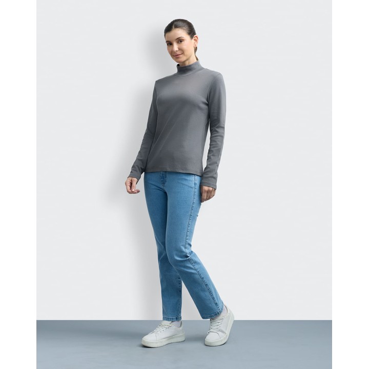 Polo Mujer Isabela Plomo Pewter