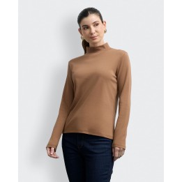 Polo Mujer Isabela Marron Bellota