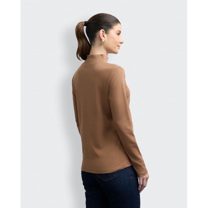 Polo Mujer Isabela Marron Bellota