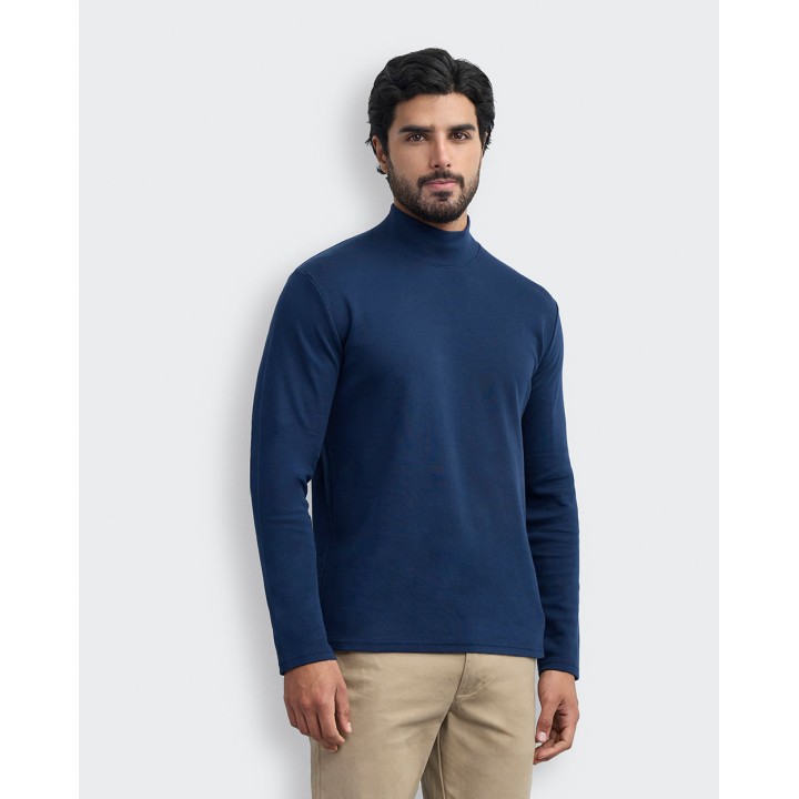 Polo Hombre Carlos Azul Nautico Seda