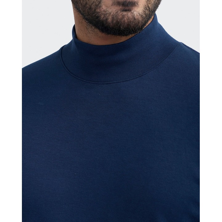 Polo Hombre Carlos Azul Nautico Seda