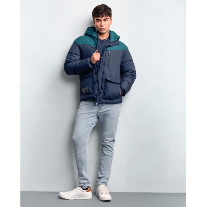 Casaca Hombre Zuno Azul Pacífico