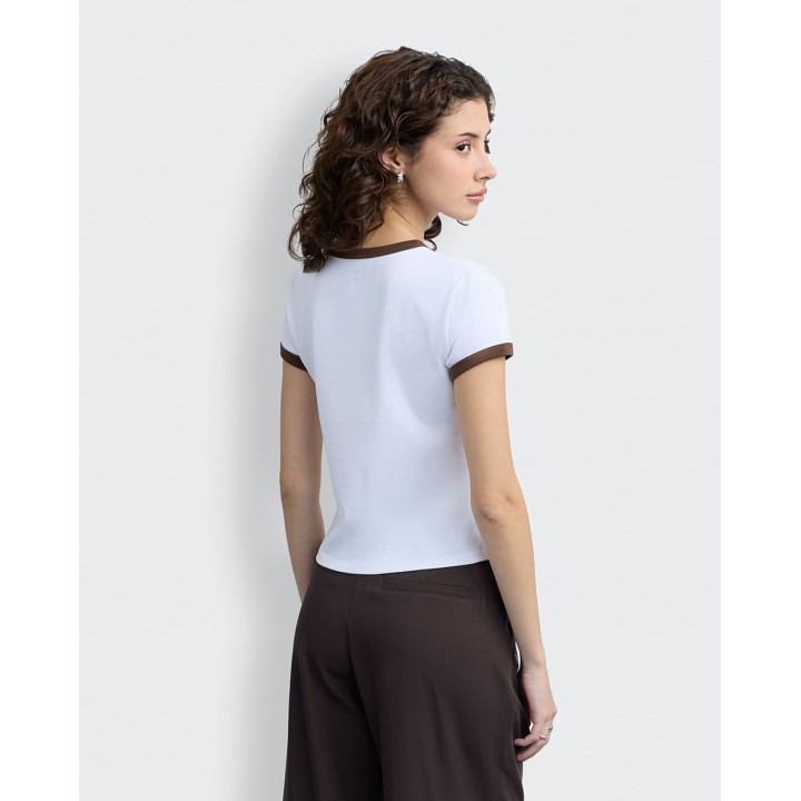 Polo Mujer Hara Blanco Optico
