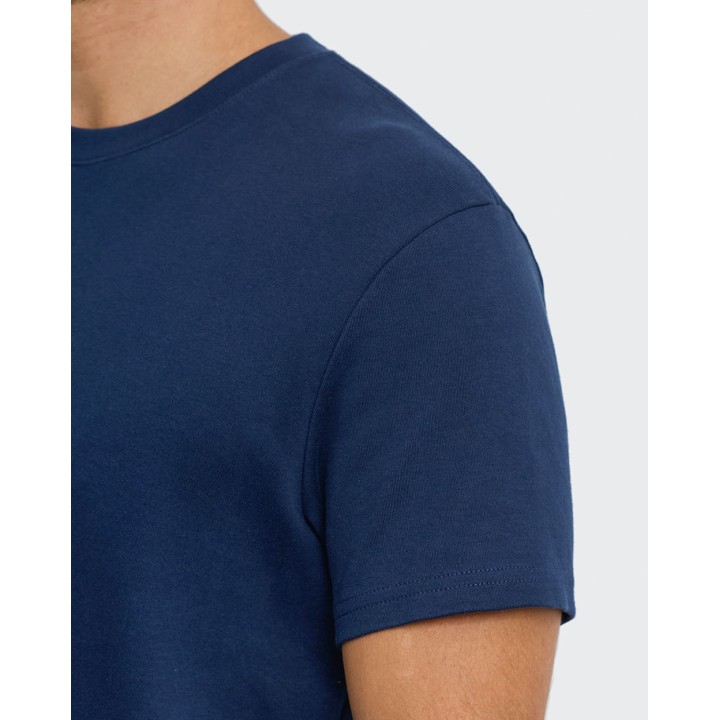 Polo Hombre Tulio Azul Nautico Seda
