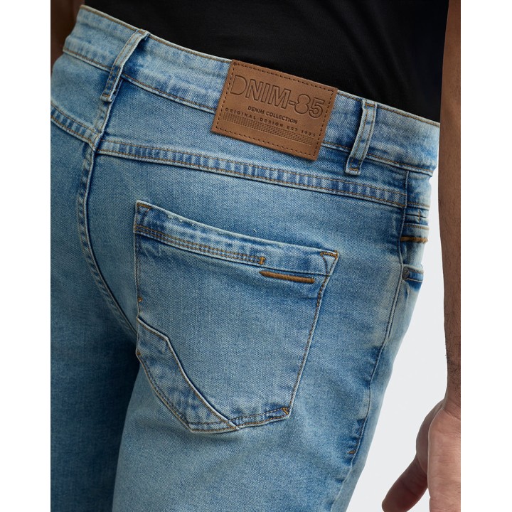 Bermuda Denim Hombre Arthur Dirty Bleach