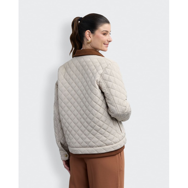 Casaca Mujer Amonet Crema Pastel