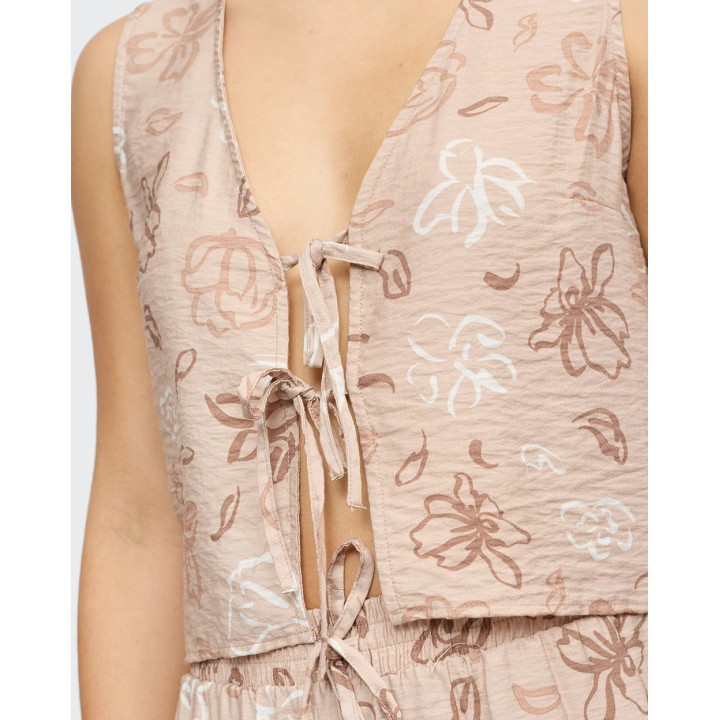 Top Mujer Mela Beige
