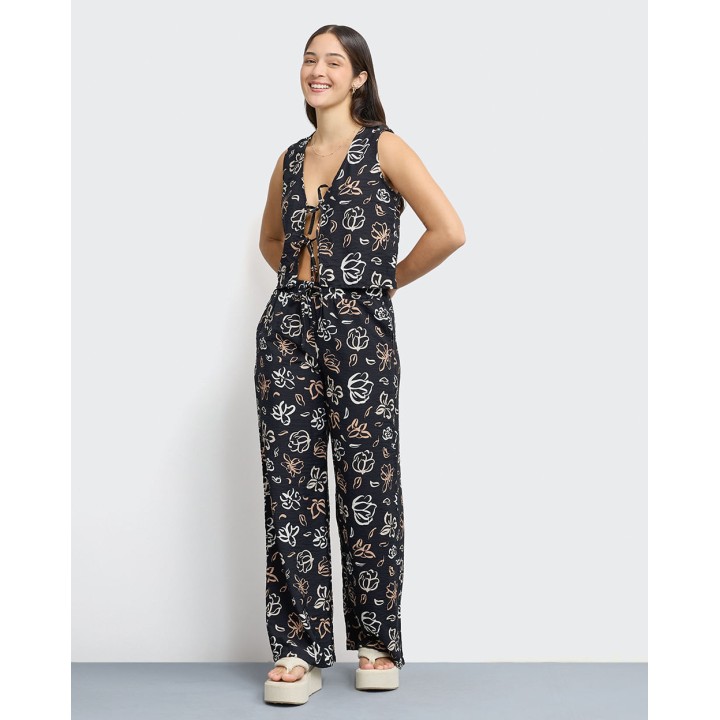 Top Mujer Mela Negro
