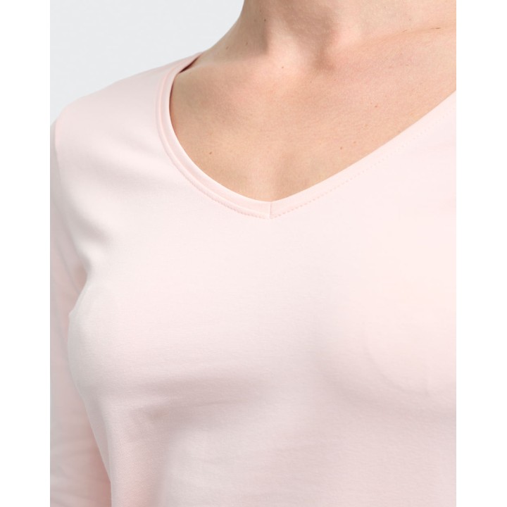 Polo Mujer Mariluna Core Rosado Strawberry