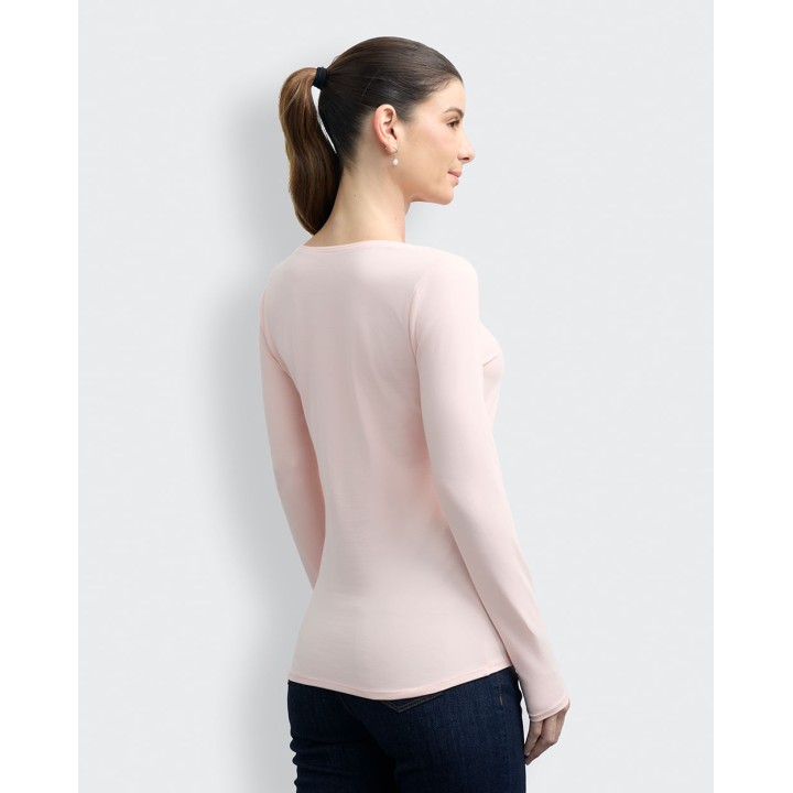 Polo Mujer Mariluna Core Rosado Strawberry