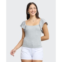 Polo Mujer Jas Gris Melange