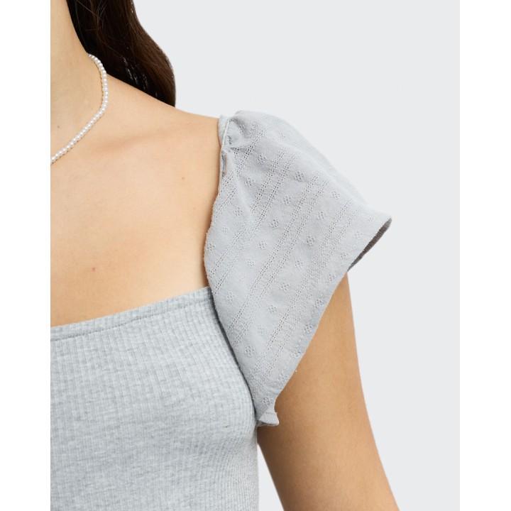 Polo Mujer Jas Gris Melange