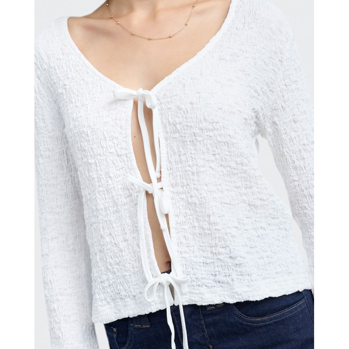 Blusa Mujer Aris Crema Pastel
