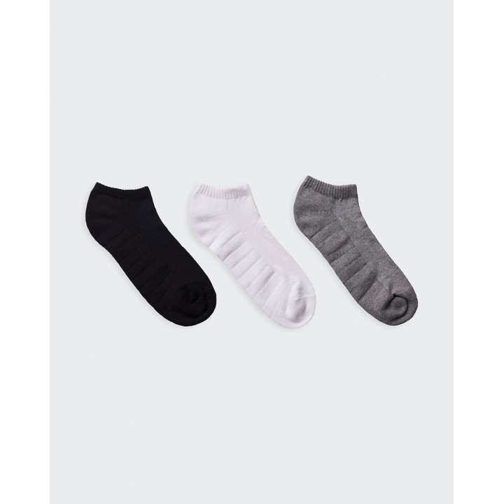 Calcetines Hombre Mitzo Grey Melange/Blanco Optico/Negro New