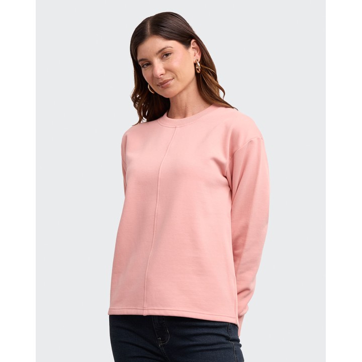 Polera Mujer Axela Rosa Vintage