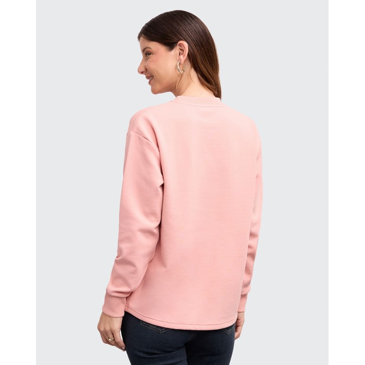 Polera Mujer Axela Rosa Vintage