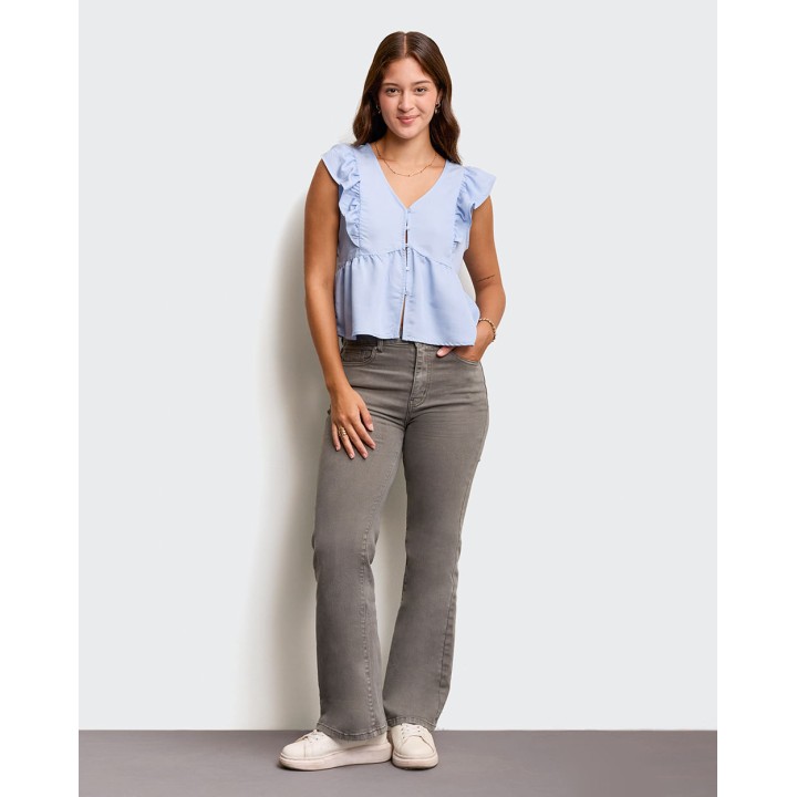 Blusa Mujer Yule Light Wash
