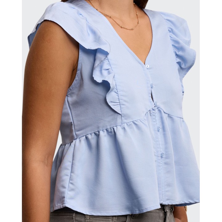 Blusa Mujer Yule Light Wash