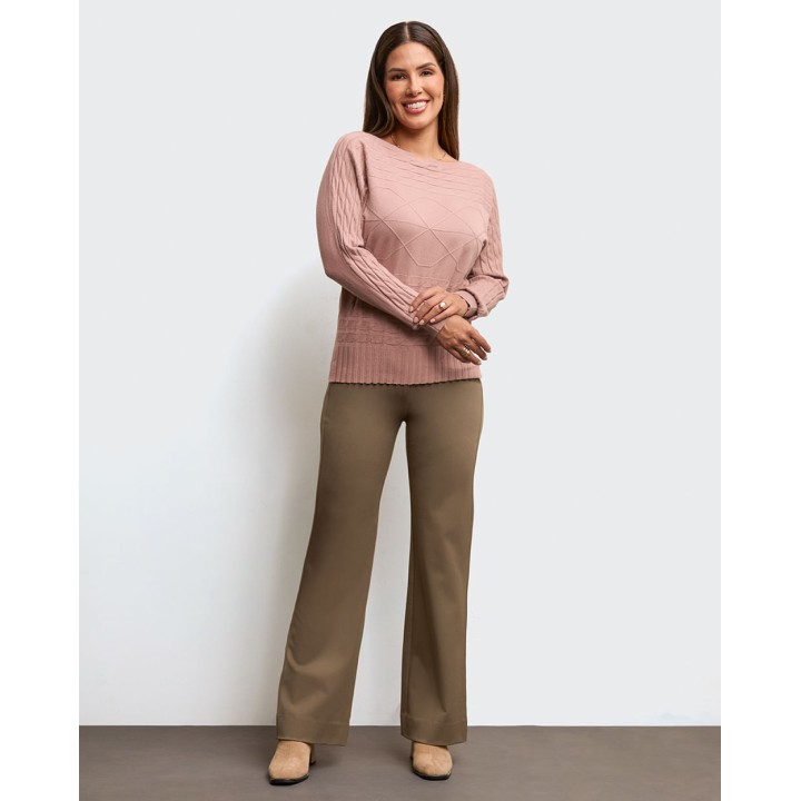 Chompa Mujer Ani Lila Wood