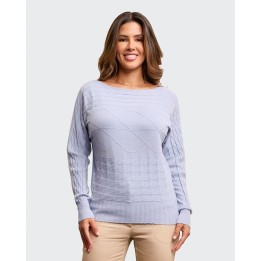 Chompa Mujer Ani Acero Bijou Poly