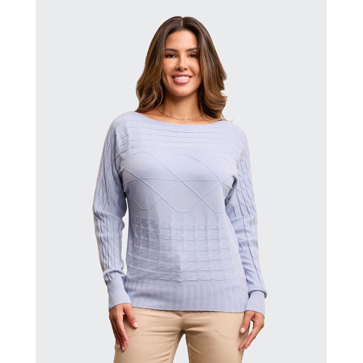 Chompa Mujer Ani Acero Bijou Poly